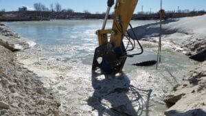 Excavator Dredging California