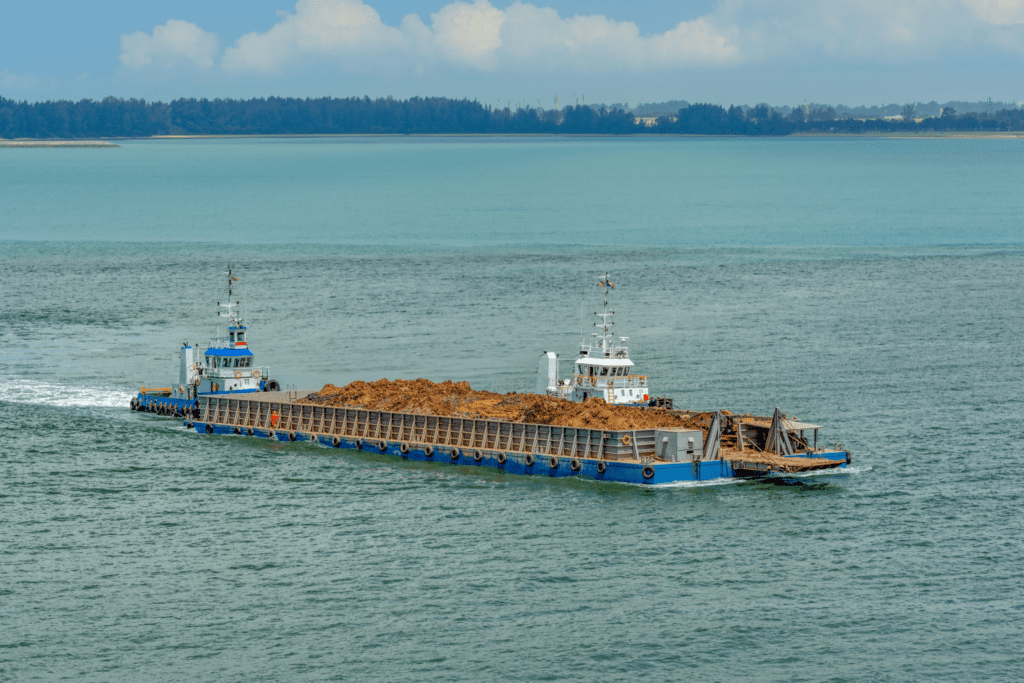 Barge to be Unloaded