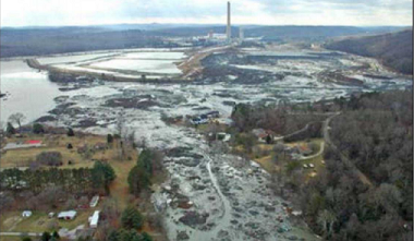 Fly ash spill cleanup