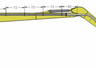 Excavator Dredge Long Boom