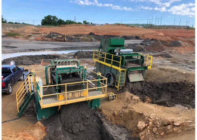 Slurry Dewatering On-Site Coal Ash